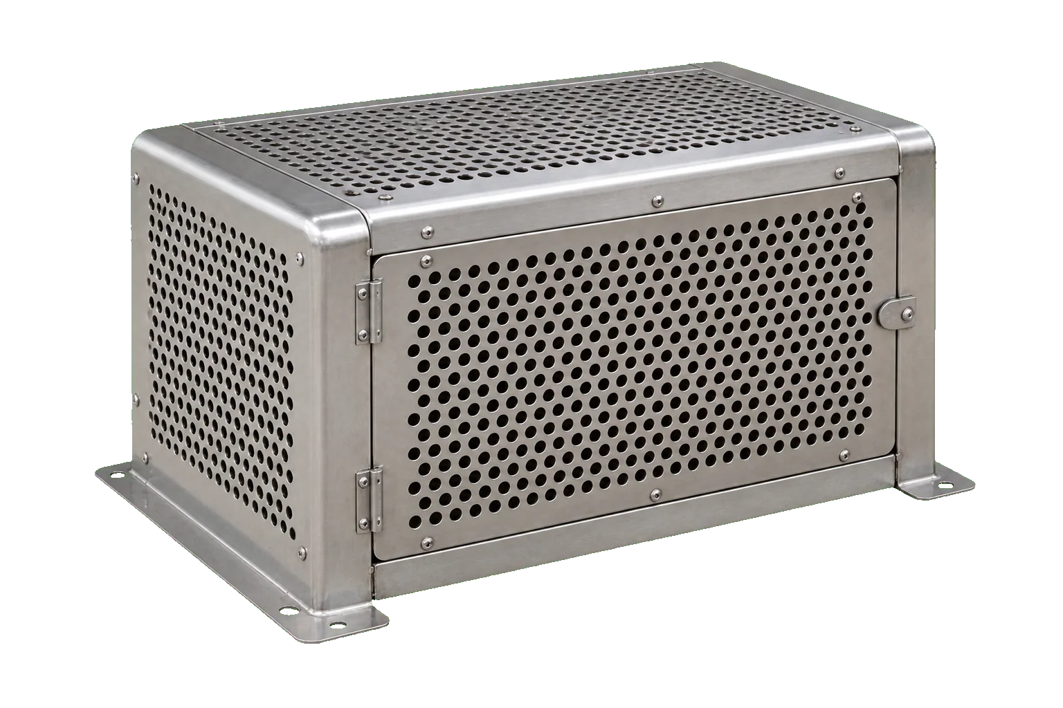 Vue arrière du même capot et de ses panneaux ventilés
