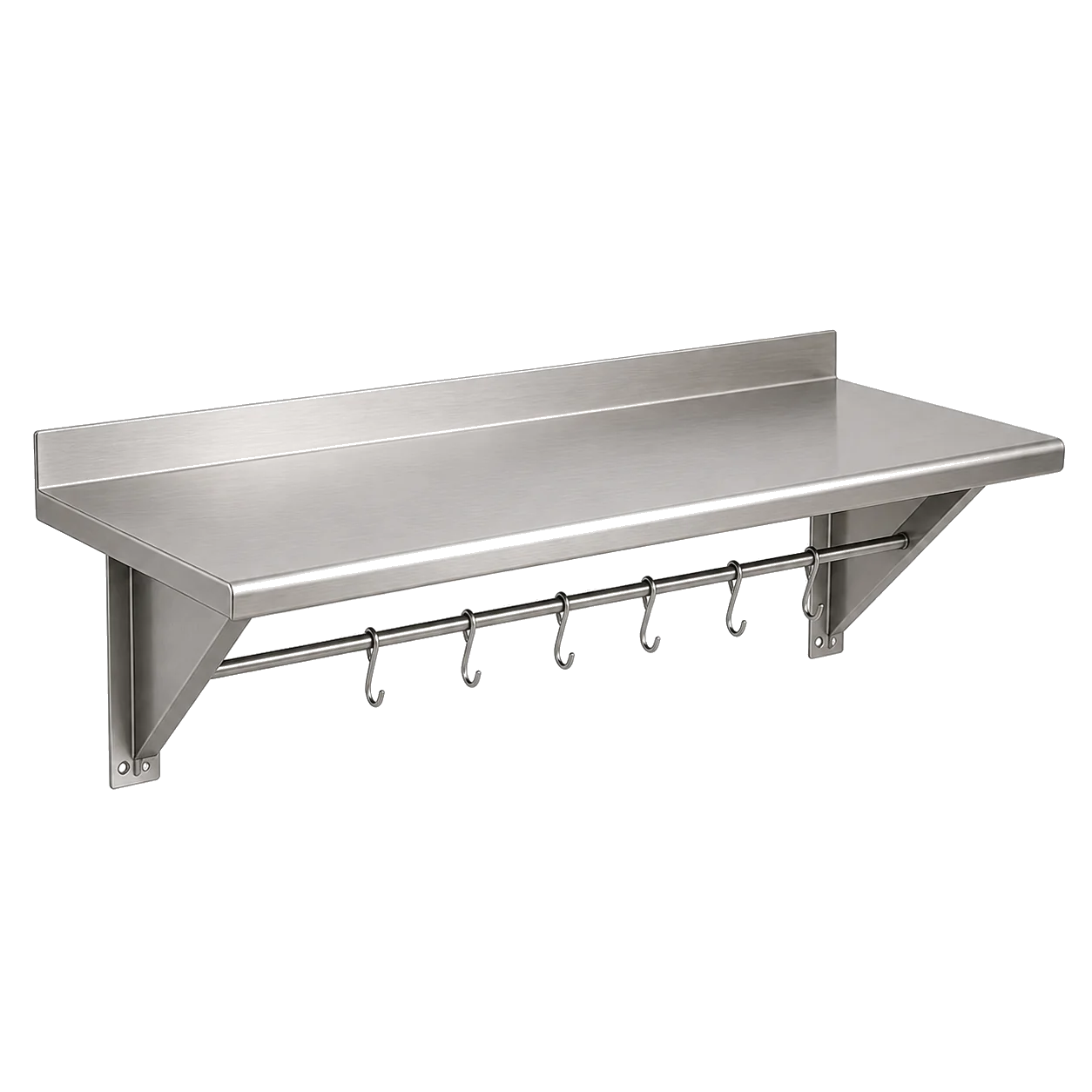 Vue droite de la tablette et des consoles de la même étagère