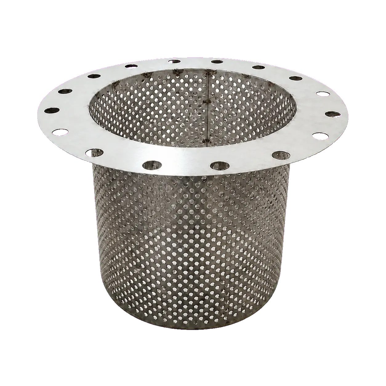 Panier filtrant cylindrique en inox