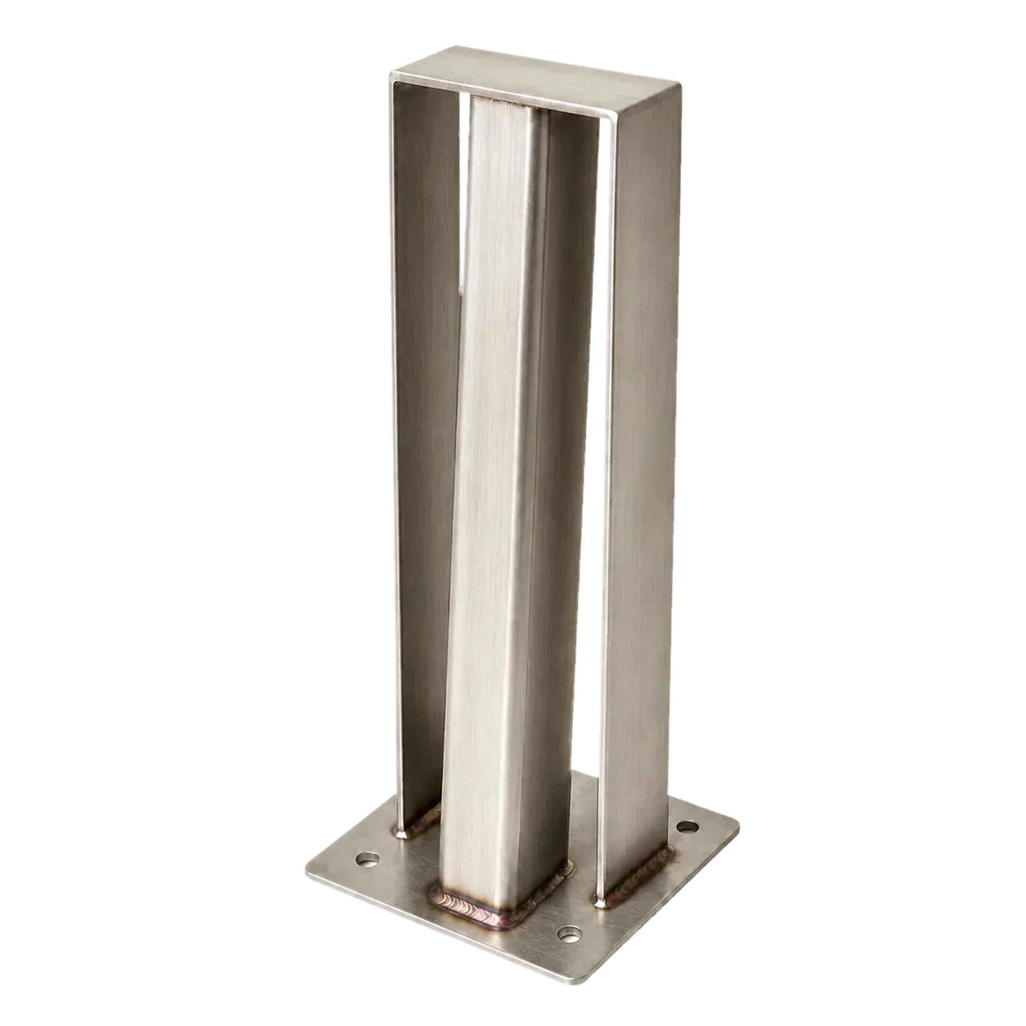 Pied-support inox mécano-soudé