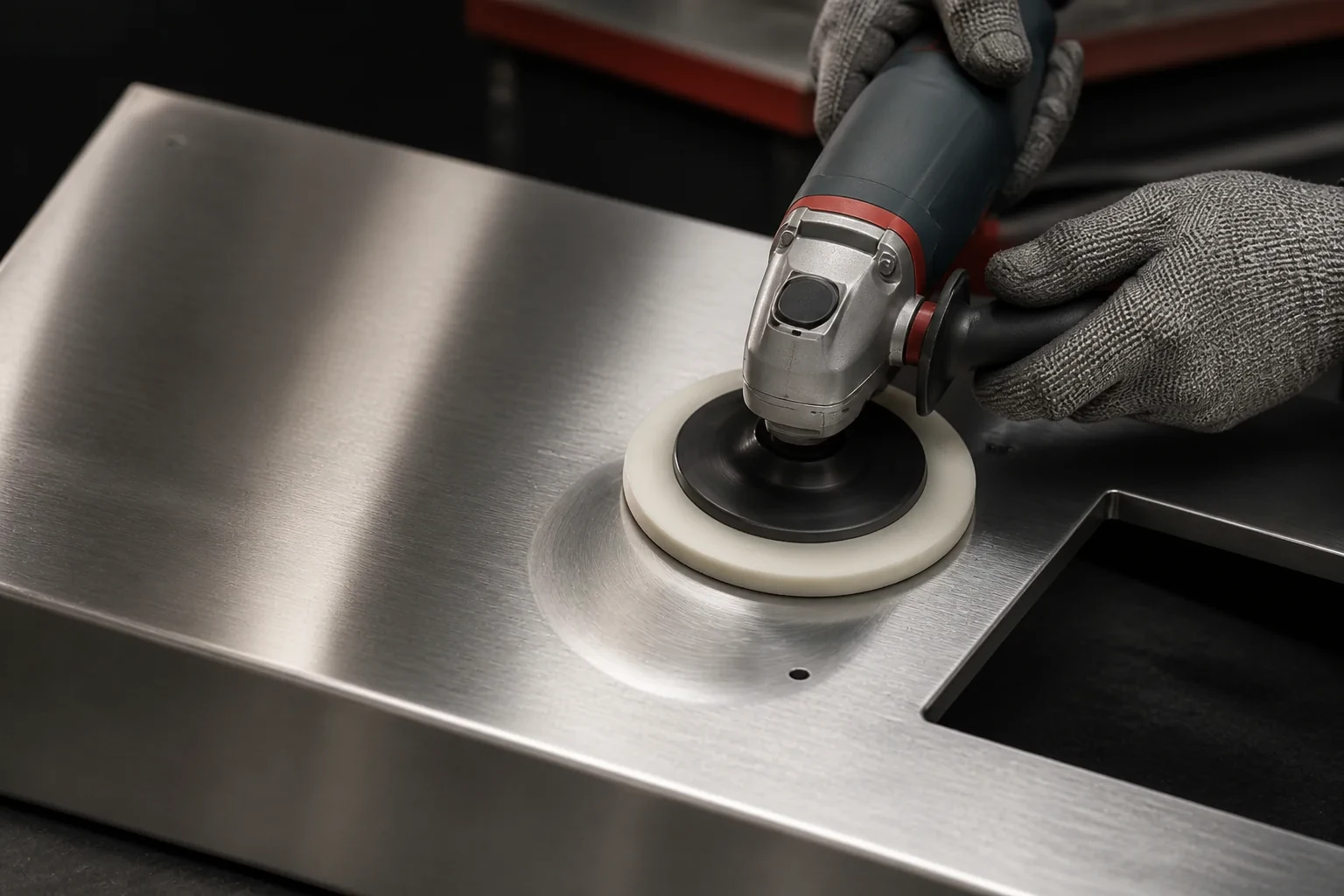 Machine industrielle de finition
